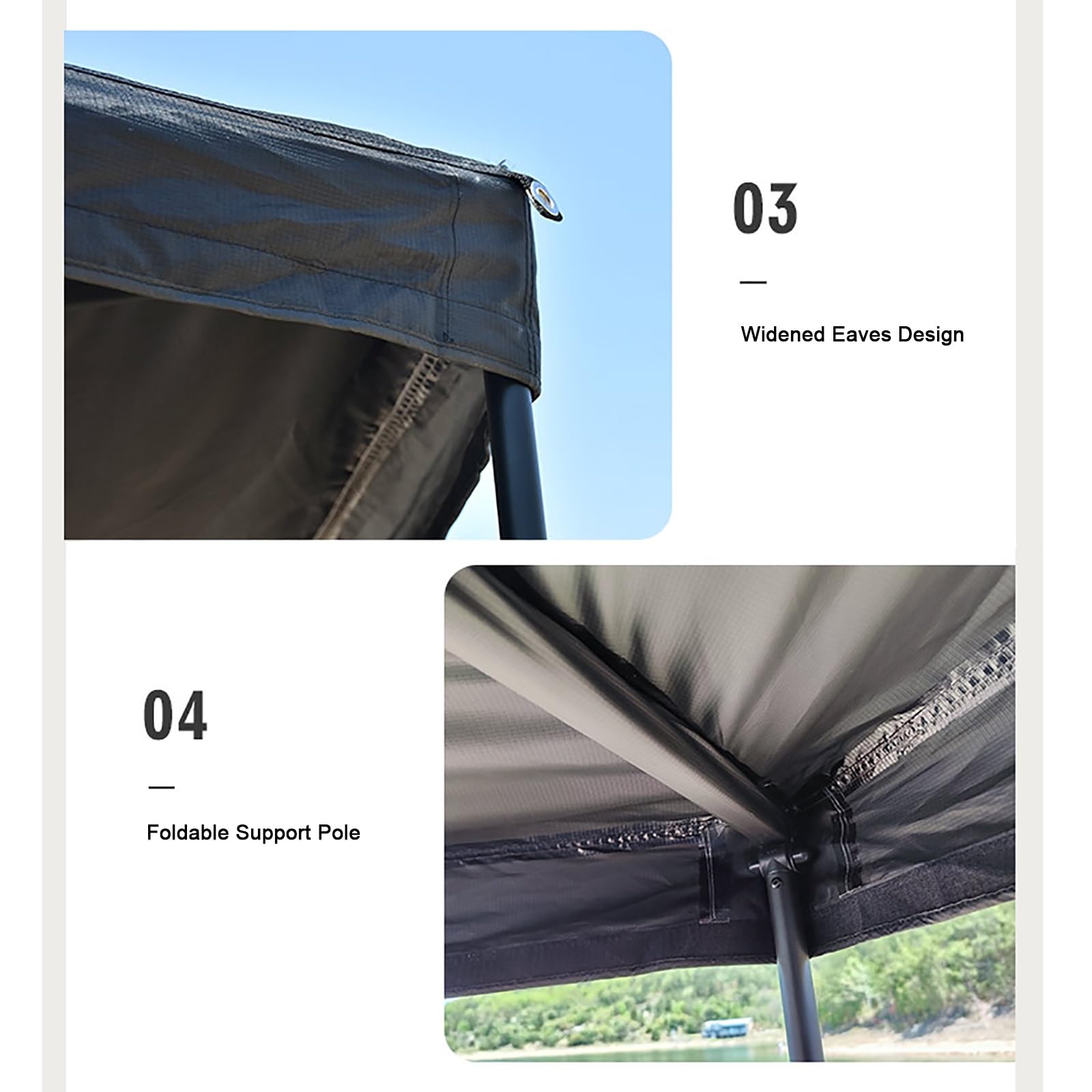 Amazon.co.jp: 大型テント、キャンプ用キャノピー、車 タープ